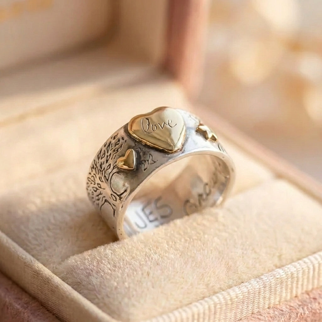 Handmade Heart Love Ring