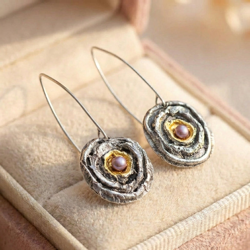 Vintage Pearl Dangle Earrings