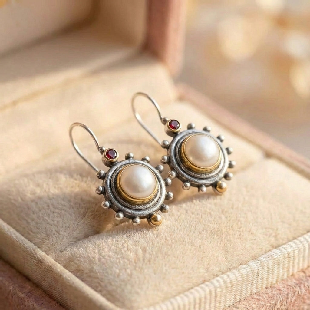 Vintage Pearl Dangle Earrings