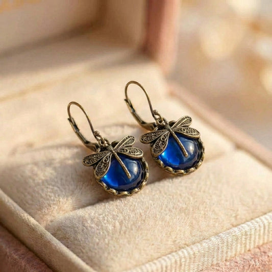 Vintage Dragonfly Earrings