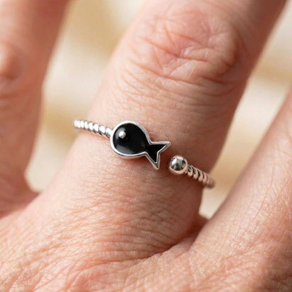 Silver Fish Ring