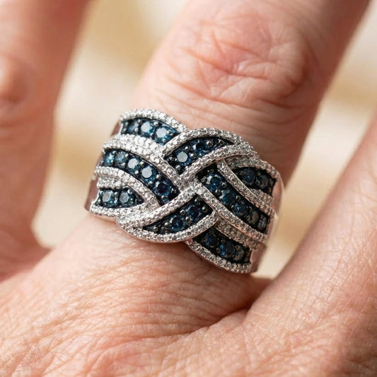 Sapphire Diamond Ring