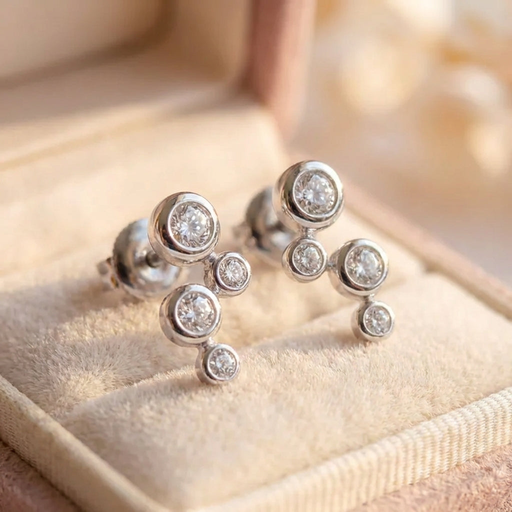 Elegant Crystal Drop Earrings