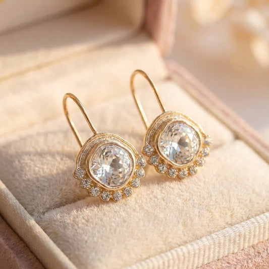 Elegant Crystal Dangle Earrings