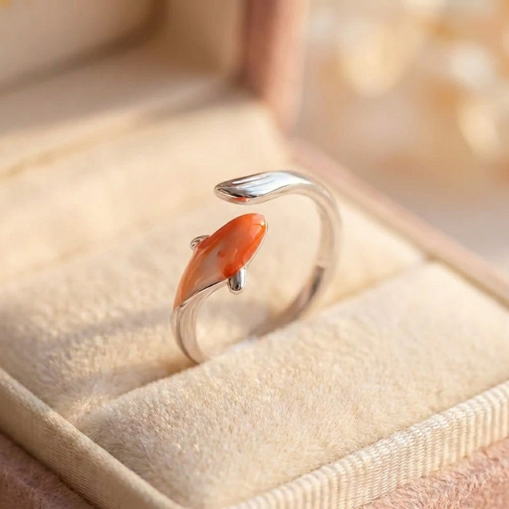 Elegant Koi Fish Ring