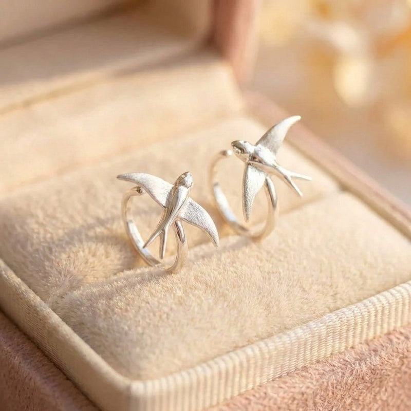 Elegant Swallow Bird Earrings