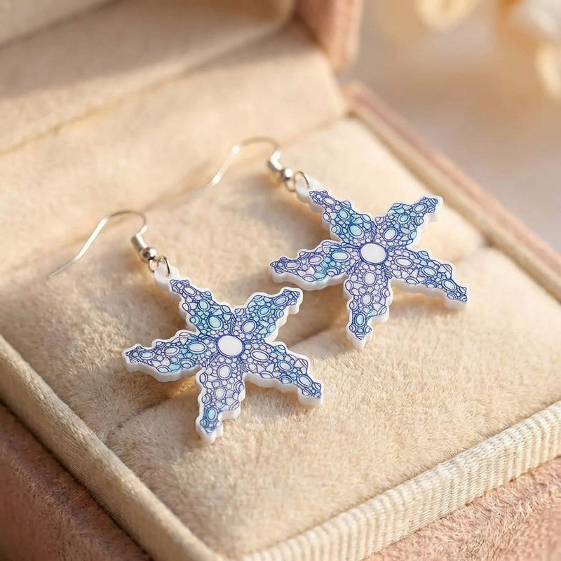 Elegant Snowflake Earrings