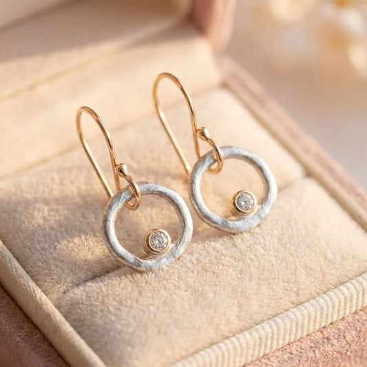 Elegant Round Dangle Earrings