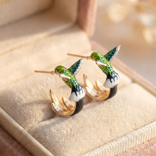 Elegant Hummingbird Earrings