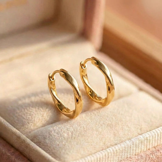 Elegant Gold Hoop Earrings