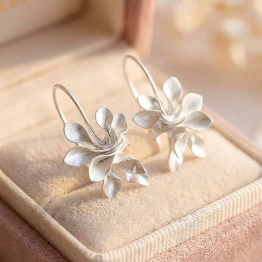 Elegant Floral Drop Earrings