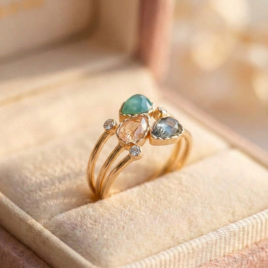Elegant Gemstone Statement Ring