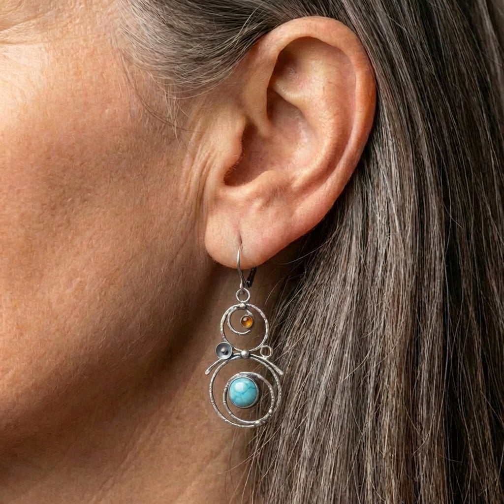 Turquoise Dangle Earrings