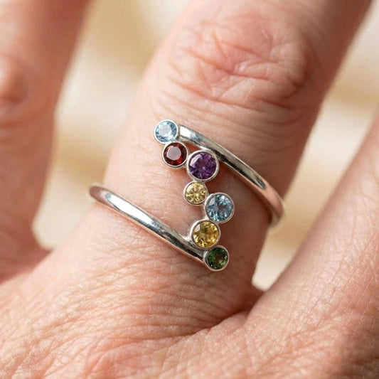 Colorful Crystal Statement Ring