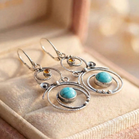 Blue Stone Earrings