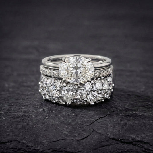Vintage Brilliance Ring Set
