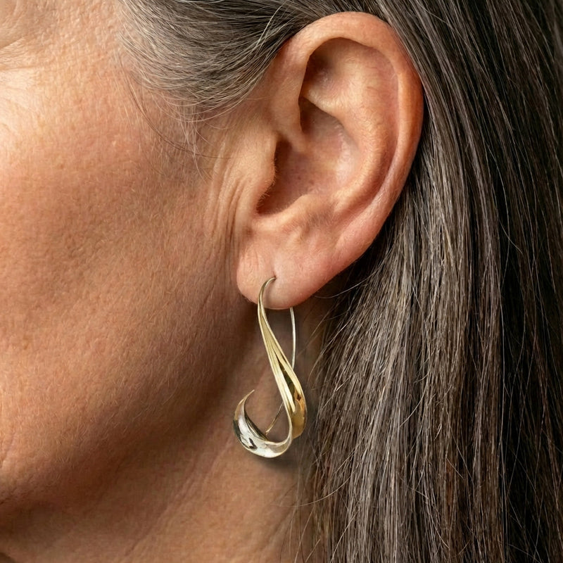 Stunning Gold Earrings Set For Daily Wear
