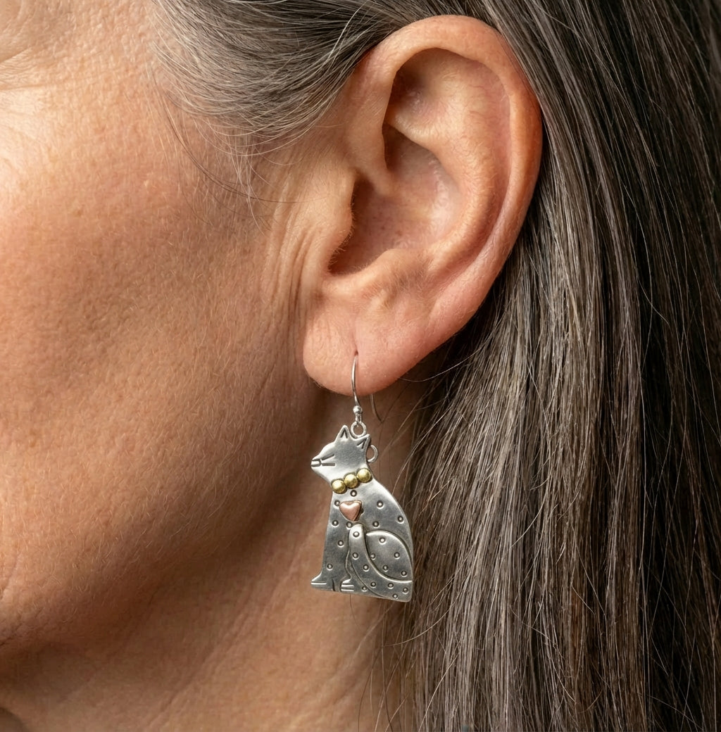Enchanting Cat Earrings