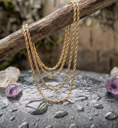 Vintage Chain Gold Necklace