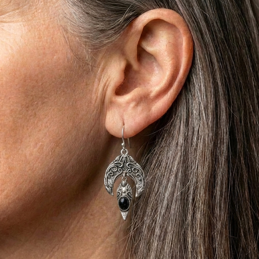 Silver Leaf Earrings
