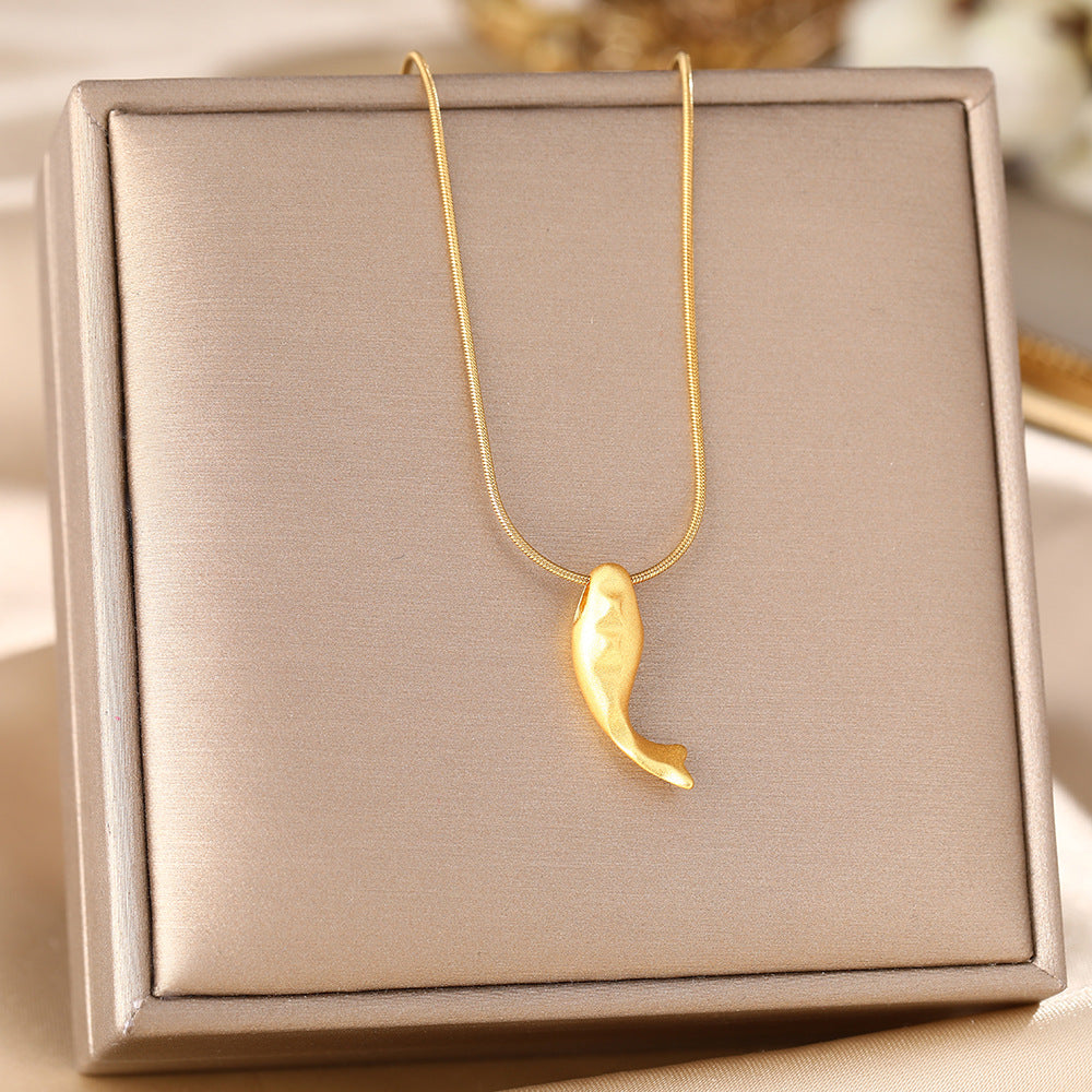 Gold Chili Pepper Necklace