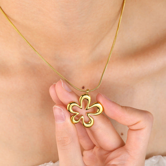 Gold Flower Necklace