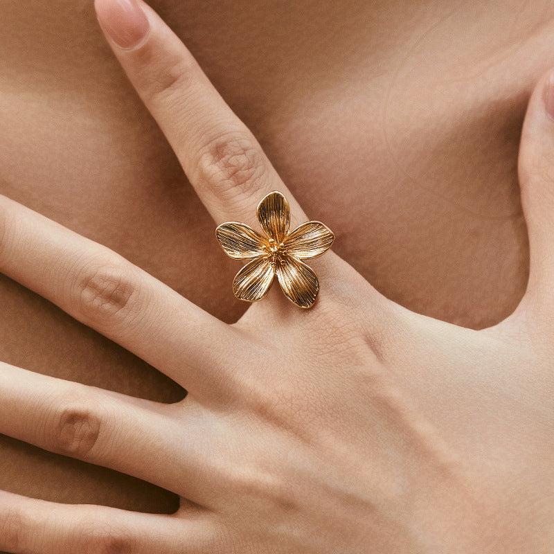Gold Flower Ring