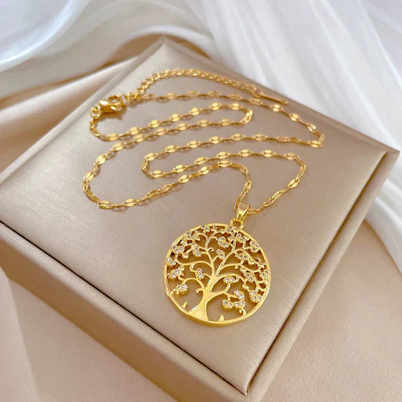 Gold Tree Of Life Necklace