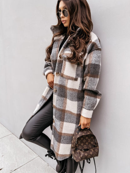 CD | Long Plaid Jacket™: Pentru femei