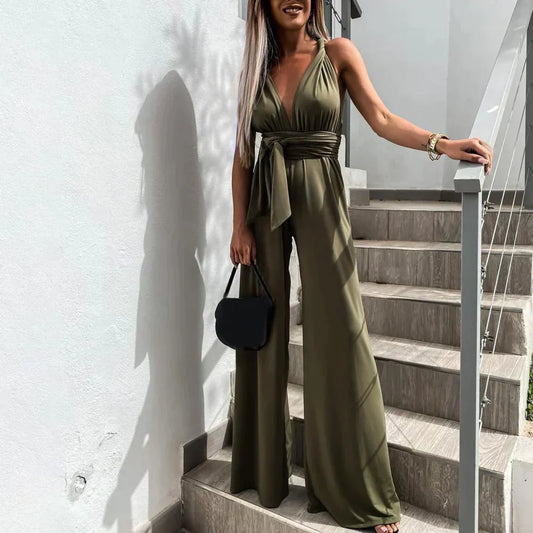 CD | Vicita™ Salopetă de vară cu pantaloni largi