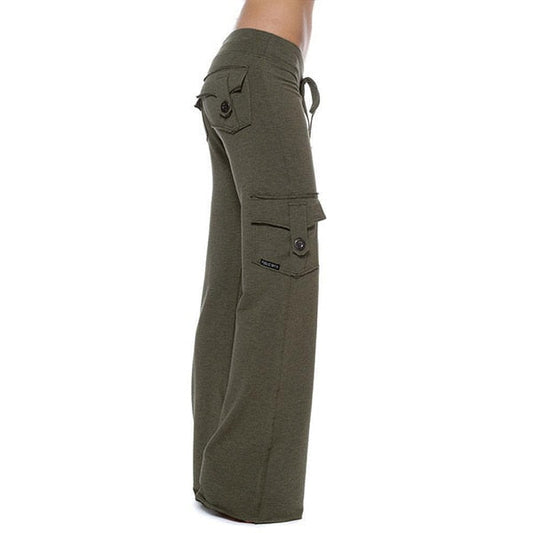 CD | Pantaloni cargo strâmți pentru femei