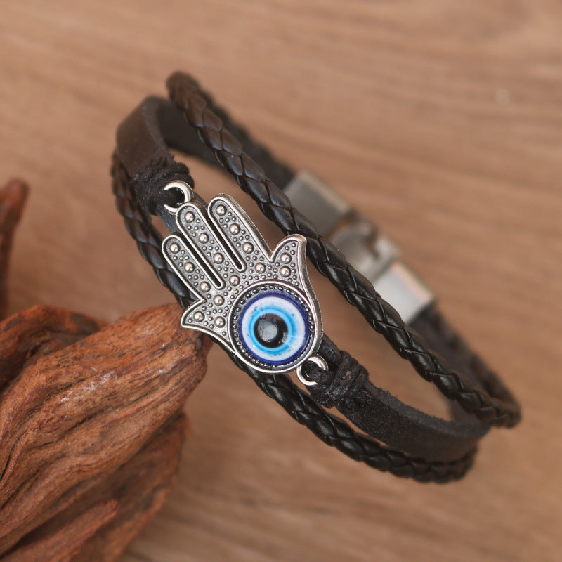 Hamsa Evil Eye Bracelet