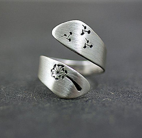Handmade Dandelion Ring