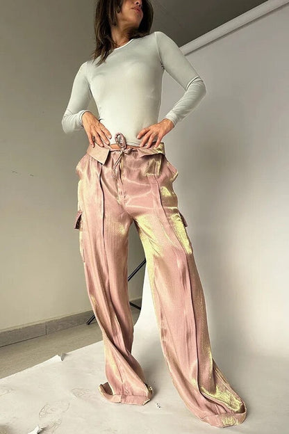 CD | Pantaloni eleganți cu paiete pentru femei