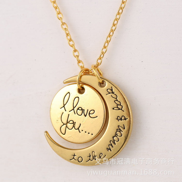 I Love You To The Moon Necklace