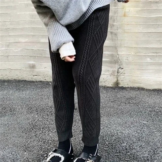 CD | Pantaloni eleganți cu model pentru femei
