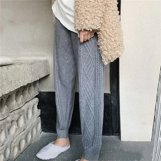 CD | Pantaloni eleganți cu model pentru femei
