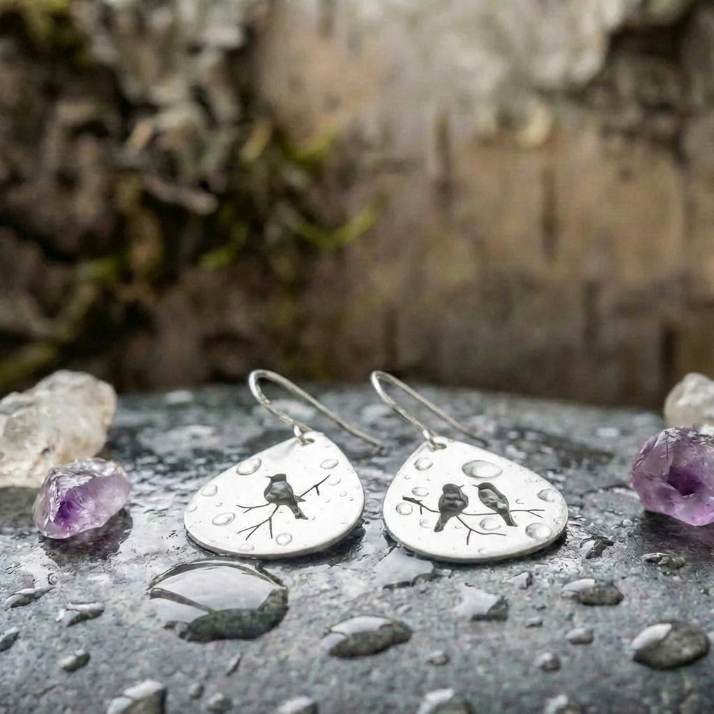 Minimalist Bird Earrings