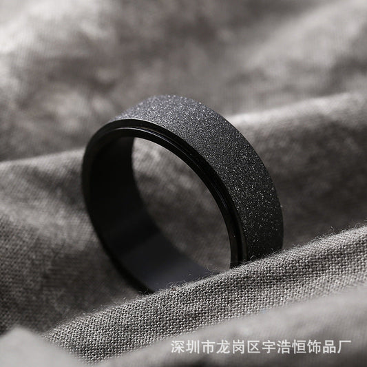 Minimalist Black Ring