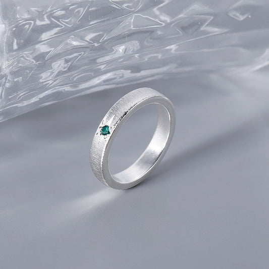 Minimalist Emerald Ring
