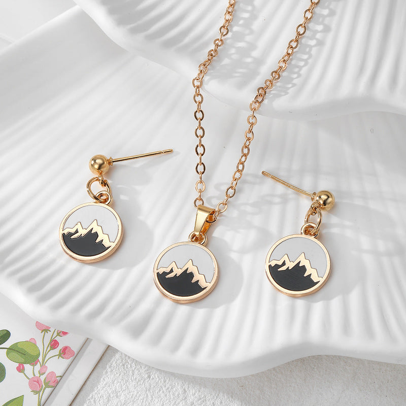 Minimalist Mountain Necklace