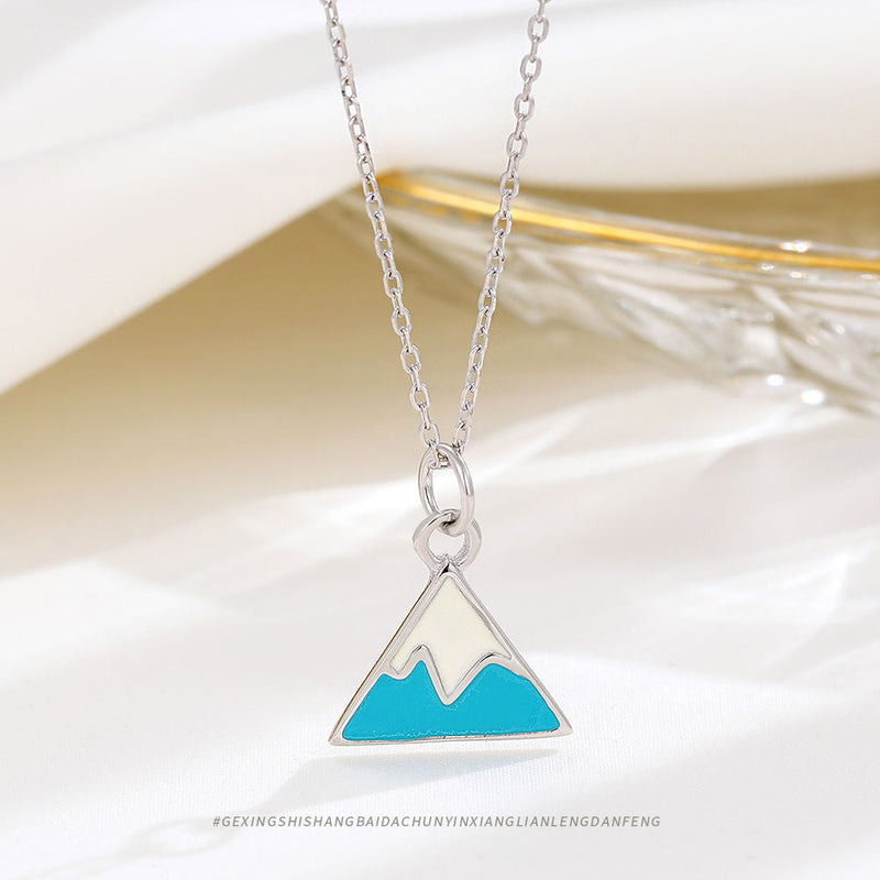 Minimalist Mountain Necklace
