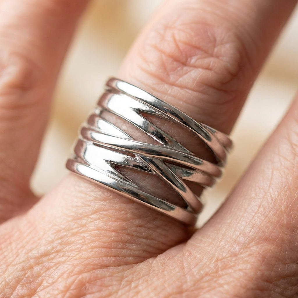 Minimalist Multilayer Cross Ring