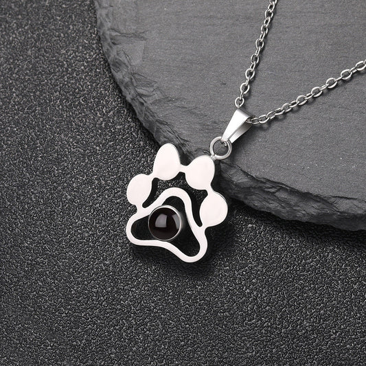 Minimalist Paw Necklace