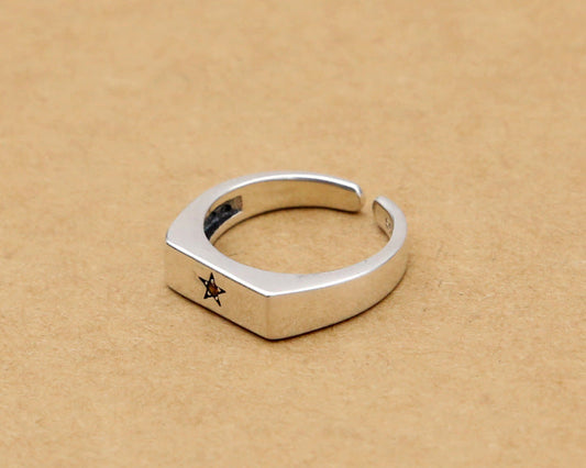 Minimalist Star Ring