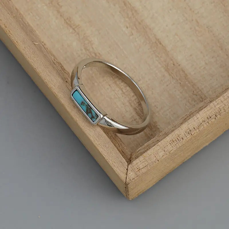 Minimalist Turquoise Ring