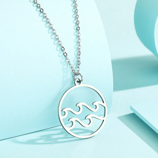 Minimalist Wave Necklace