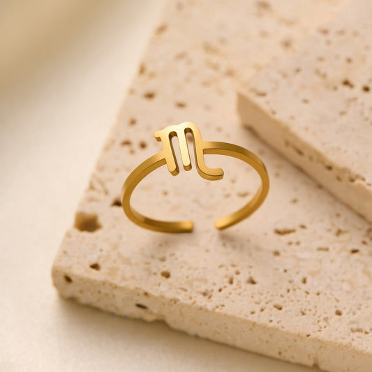 Minimalist Zodiac Ring