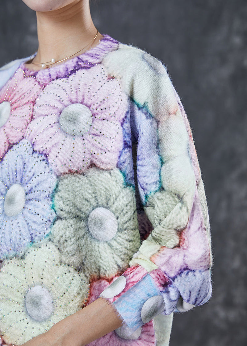 Modern Multicolour Thick Knit Sweater Tops Winter