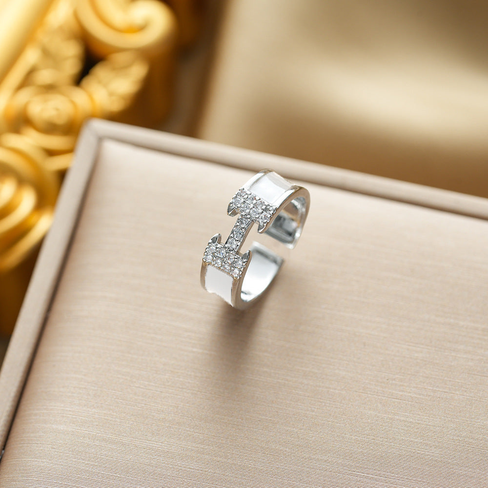 Modern Crystal Ring